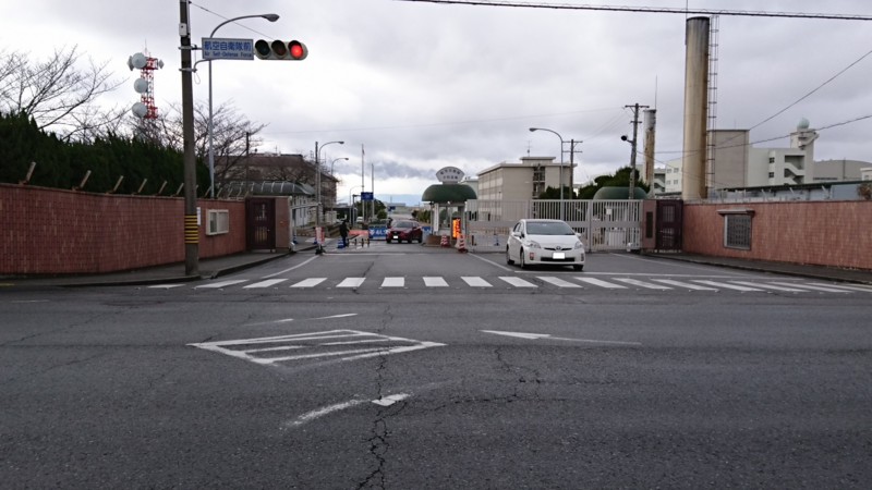 2017.1.13 春日井から牛山まで (11) 航空自衛隊小牧基地（正門）1920-1080
