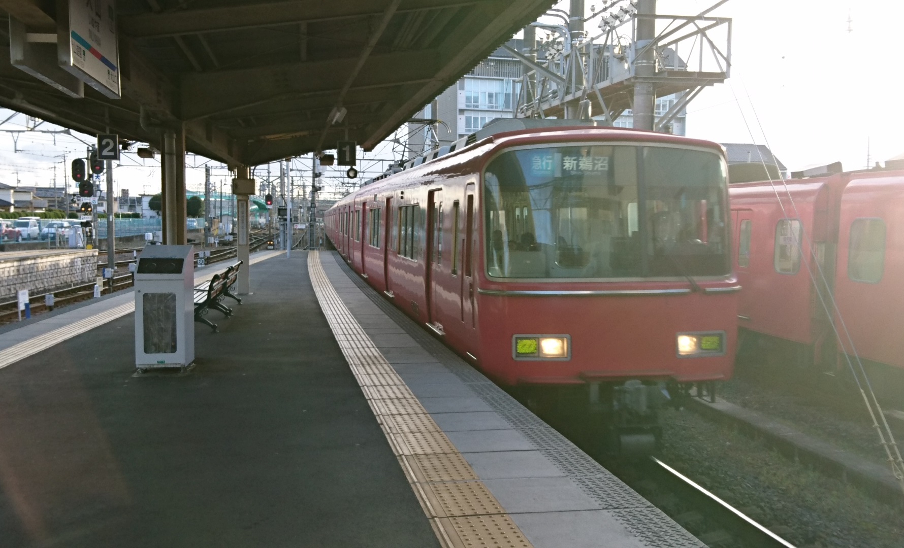 2017.1.13 かえり (15) 犬山 - 新鵜沼いき急行 1780-1080