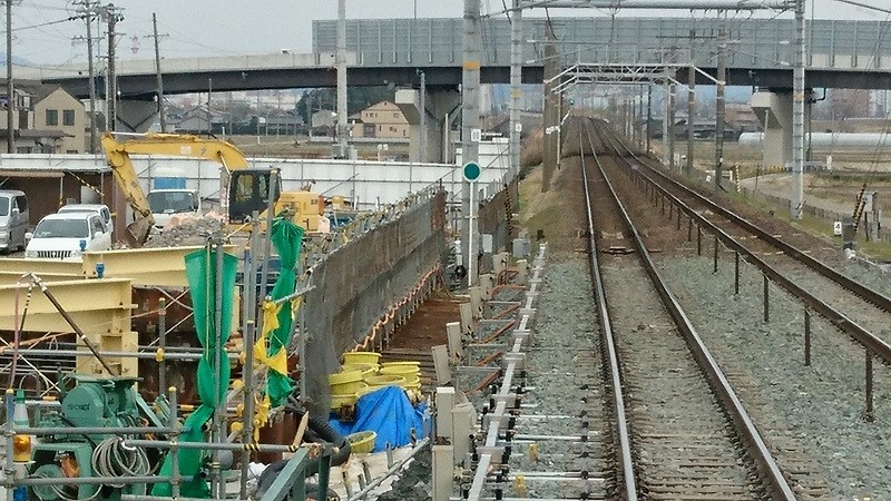 2017.3.5 東海道線 (19) 豊橋いきふつう - 鹿乗川 800-450