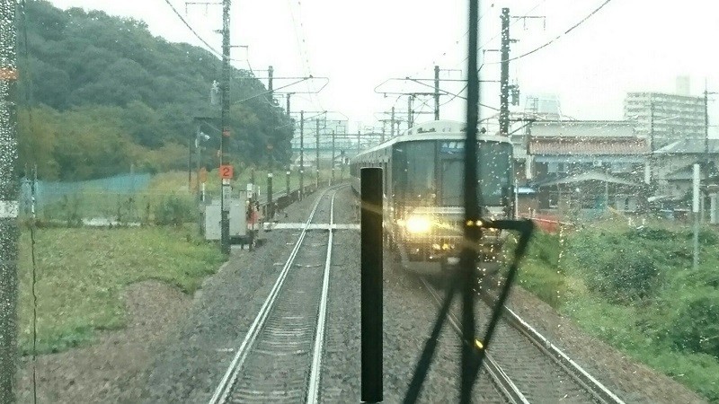 2017.10.7 近江八幡 (7) 姫路いき新快速 - 米原－彦根間 800-450