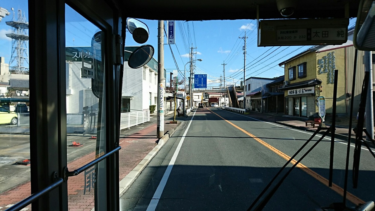 2018.1.11 みさくぼ (30) 北遠本線 - 城下通バス停 1280-720