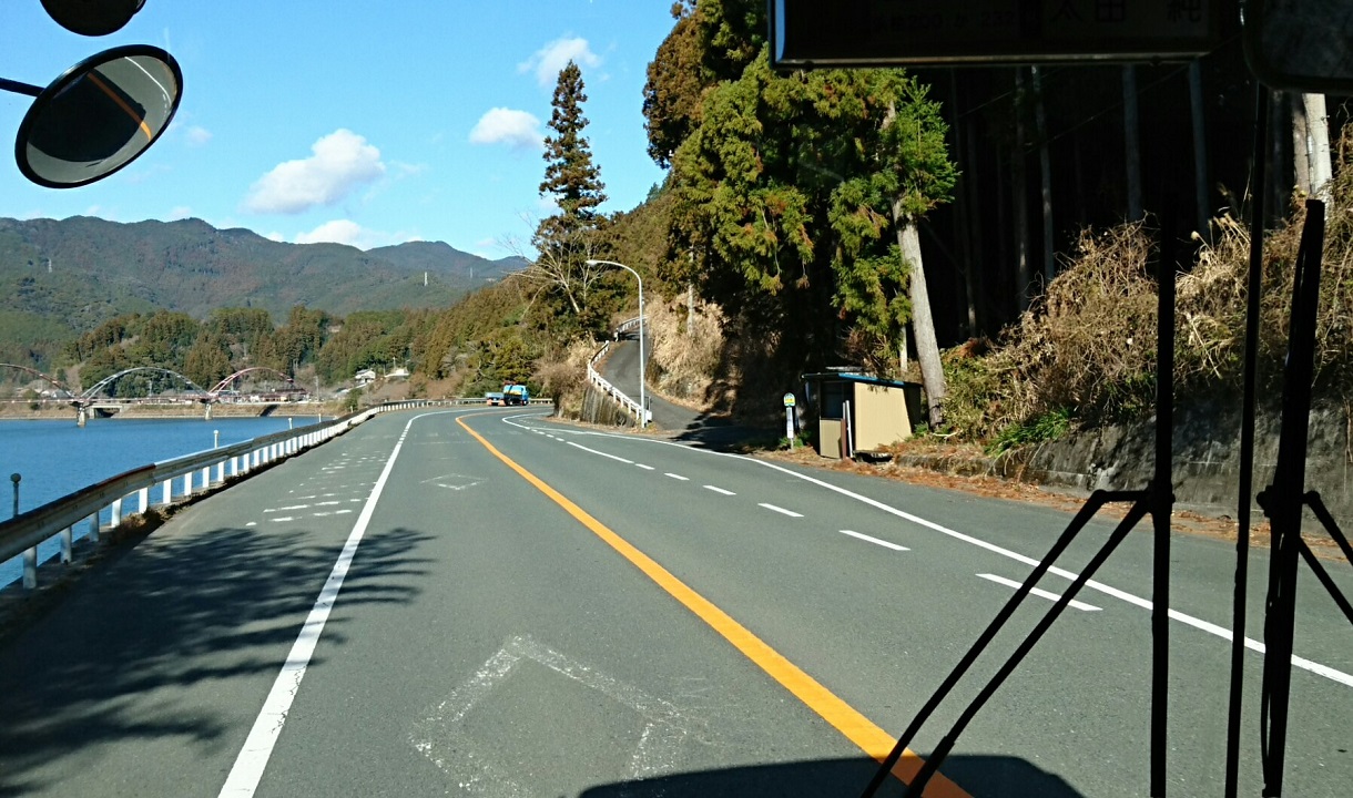 2018.1.11 みさくぼ (52) 北遠本線 - 天竜川（船明ダム湖） 800-450