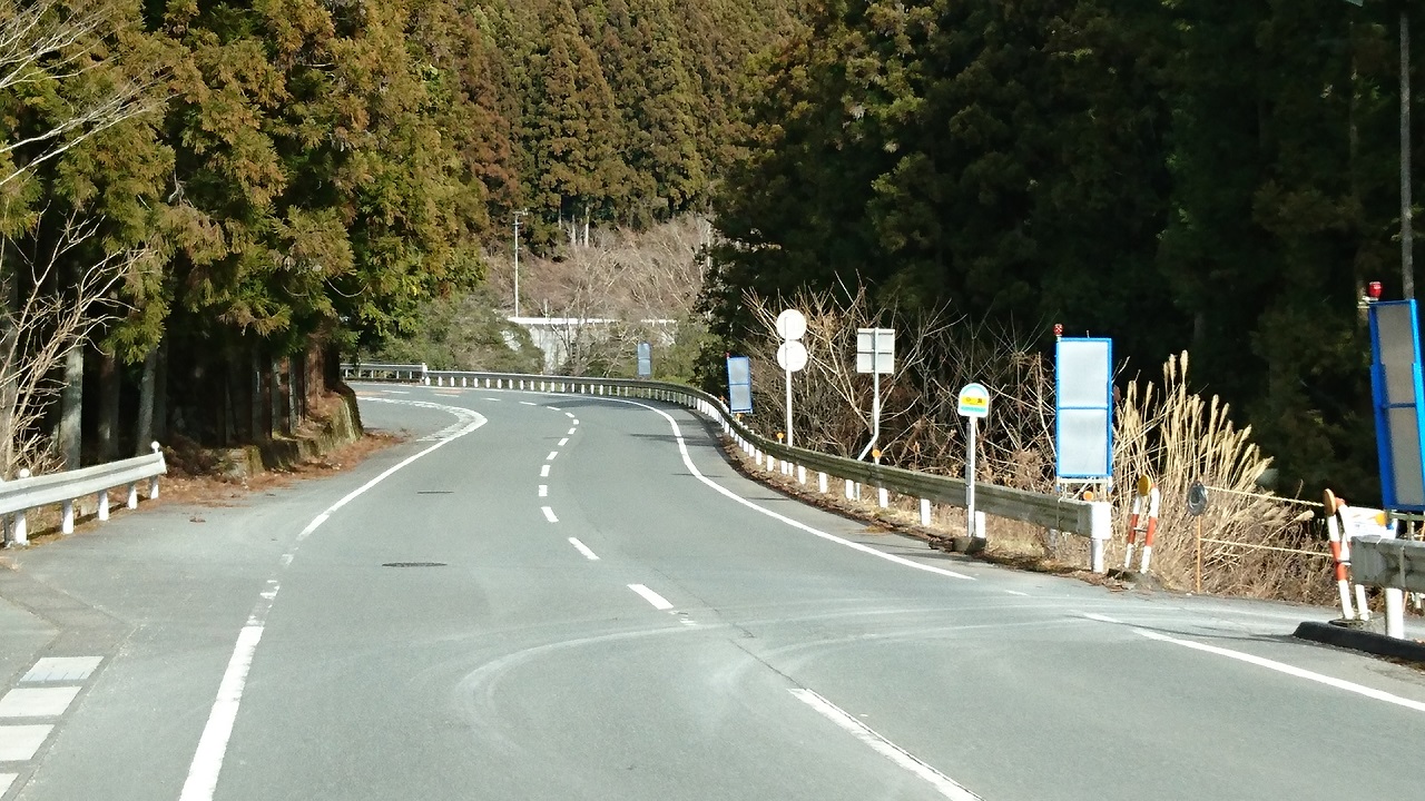 2018.1.11 みさくぼ (162) 北遠本線 - 中瀬バス停 1280-720