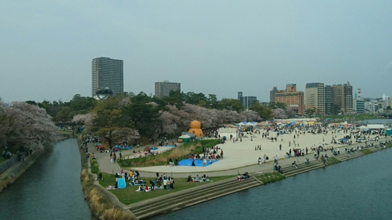 2018.4.1 東岡崎 (10) 東岡崎いきふつう - 菅生川をわたる 1850-1040