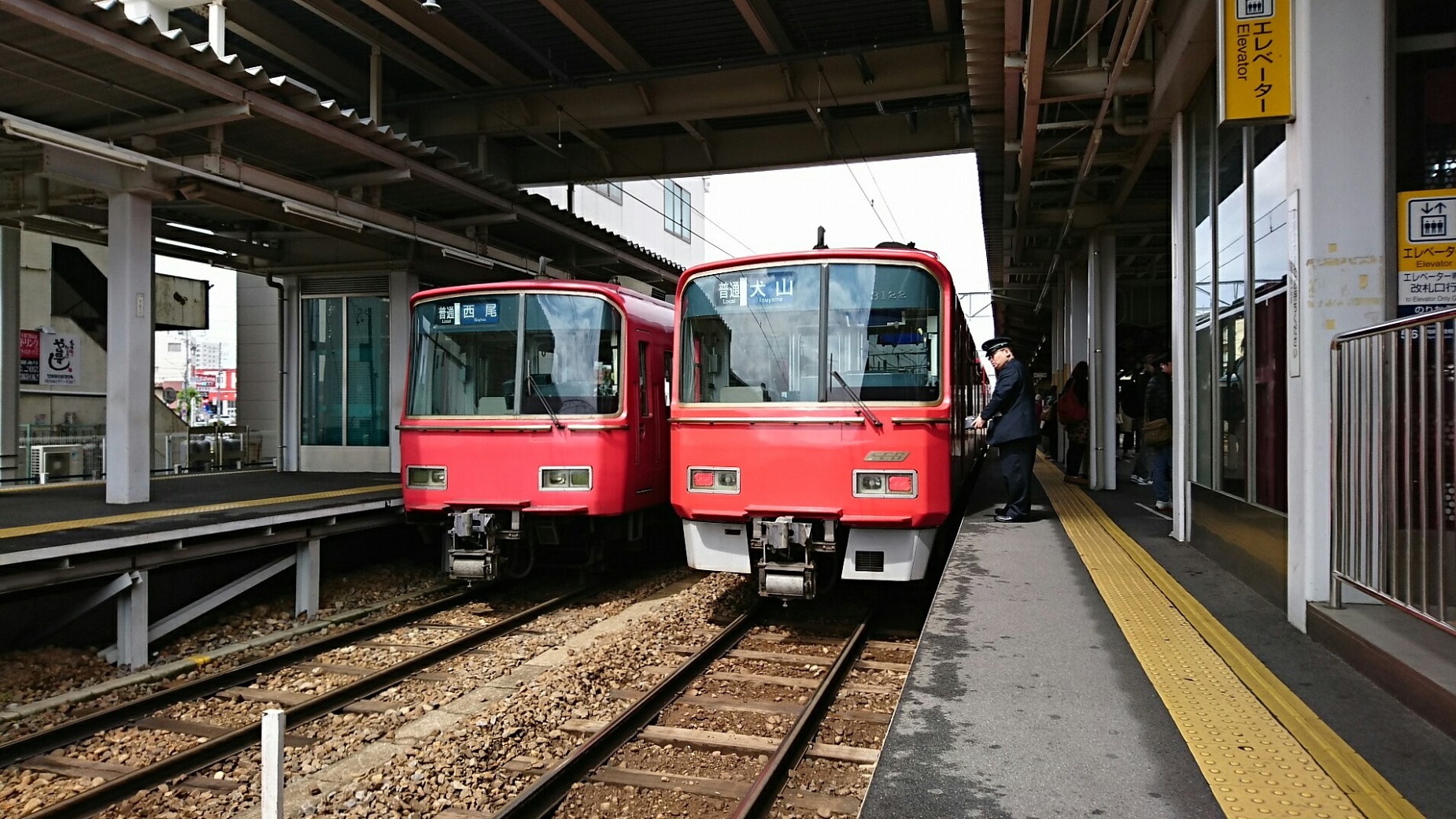 2018.4.18 名古屋 (1) しんあんじょう - 西尾いきふつうと犬山いきふつう 1850-1040