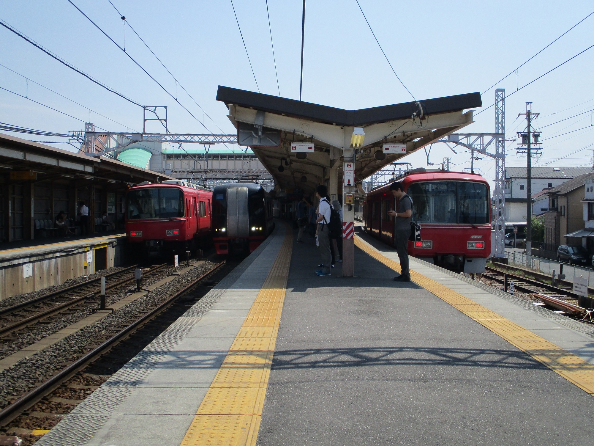 2018.7.18 (136) 笠松 - 須ヶ口いきふつう、岐阜いき特急、新羽島いきふつう 2000-1500