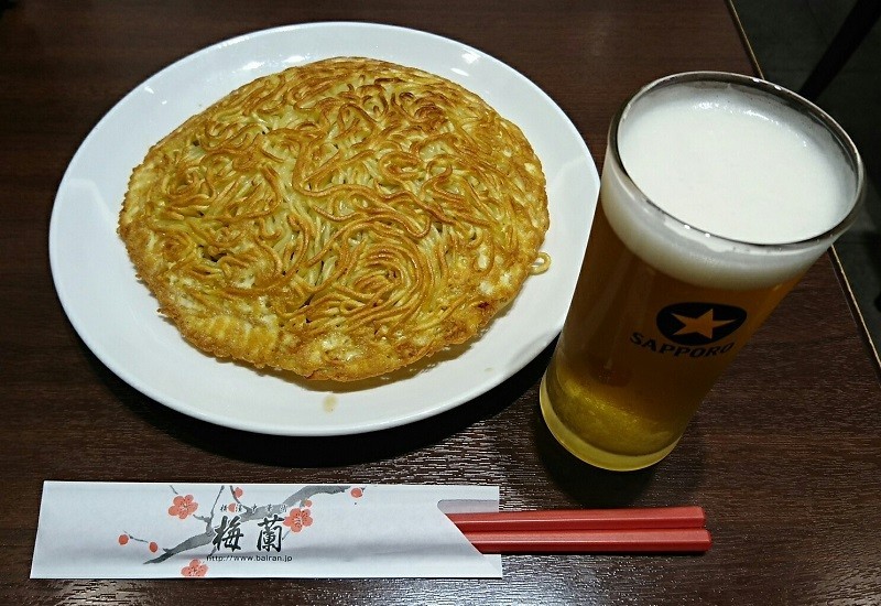 2018.9.6 (23) 梅蘭 - やきそばとビール 800-550