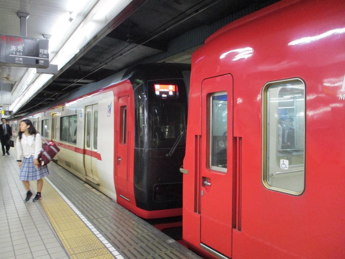 2018.10.2 (3) 名古屋 - 岐阜いき特急 1200-900