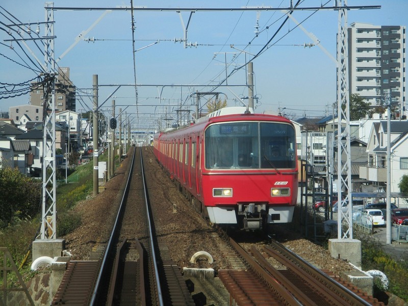 2018.11.21 (7) 岐阜いき特急 - しんあんじょう牛田間(豊橋いき急行) 2000-1500