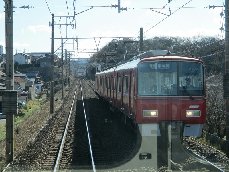 2019.1.3 (15) 豊橋いき急行 - 男川美合間(東岡崎いきふつう) 1800-1350