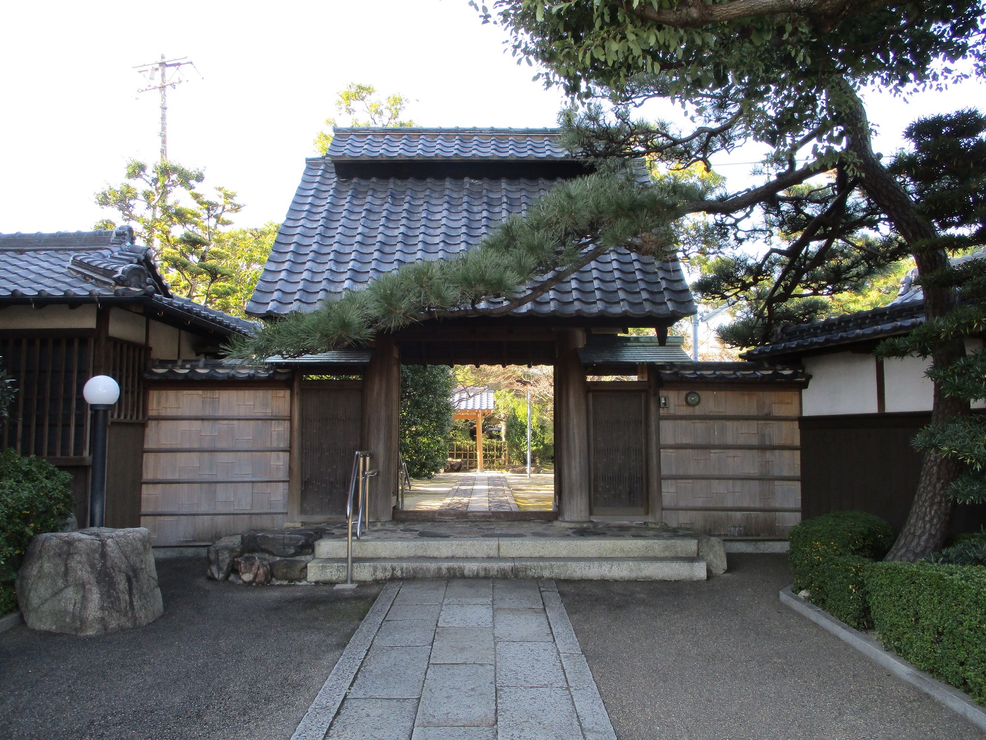 2019.1.16 (41) 青大悲寺 - 山門 2000-1500