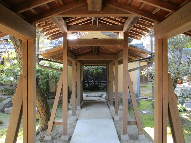 2019.1.16 (48) 青大悲寺 - 境内別邸につながる廊下 1800-1350