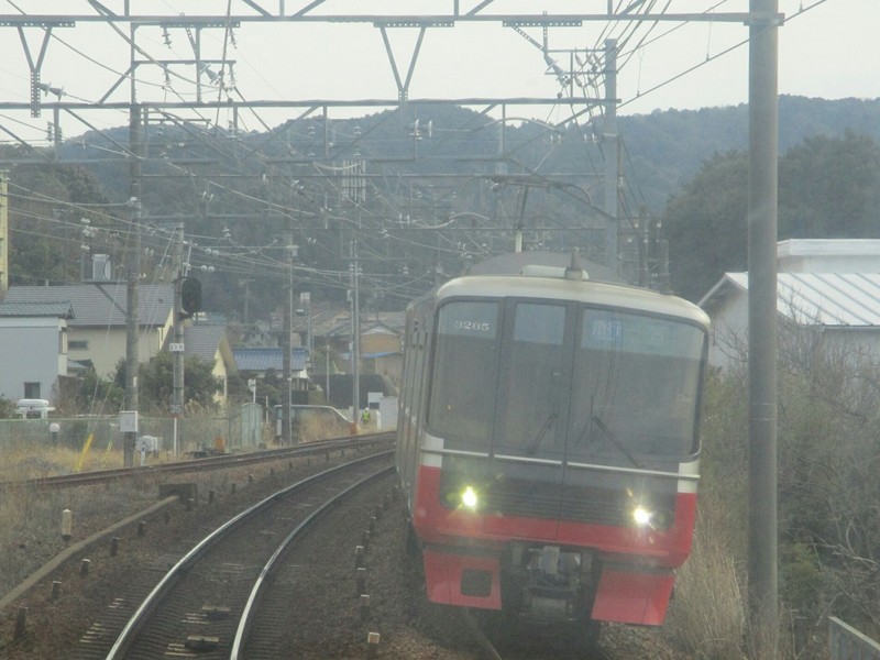 2019.2.10 (27) 豊橋いき快速特急 - 藤川名電山中間（一宮いき急行） 1600-1200