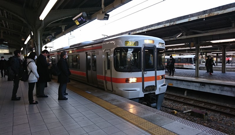 2019.3.1 (1008) 名古屋 - 大垣いき特別快速 1880-1080