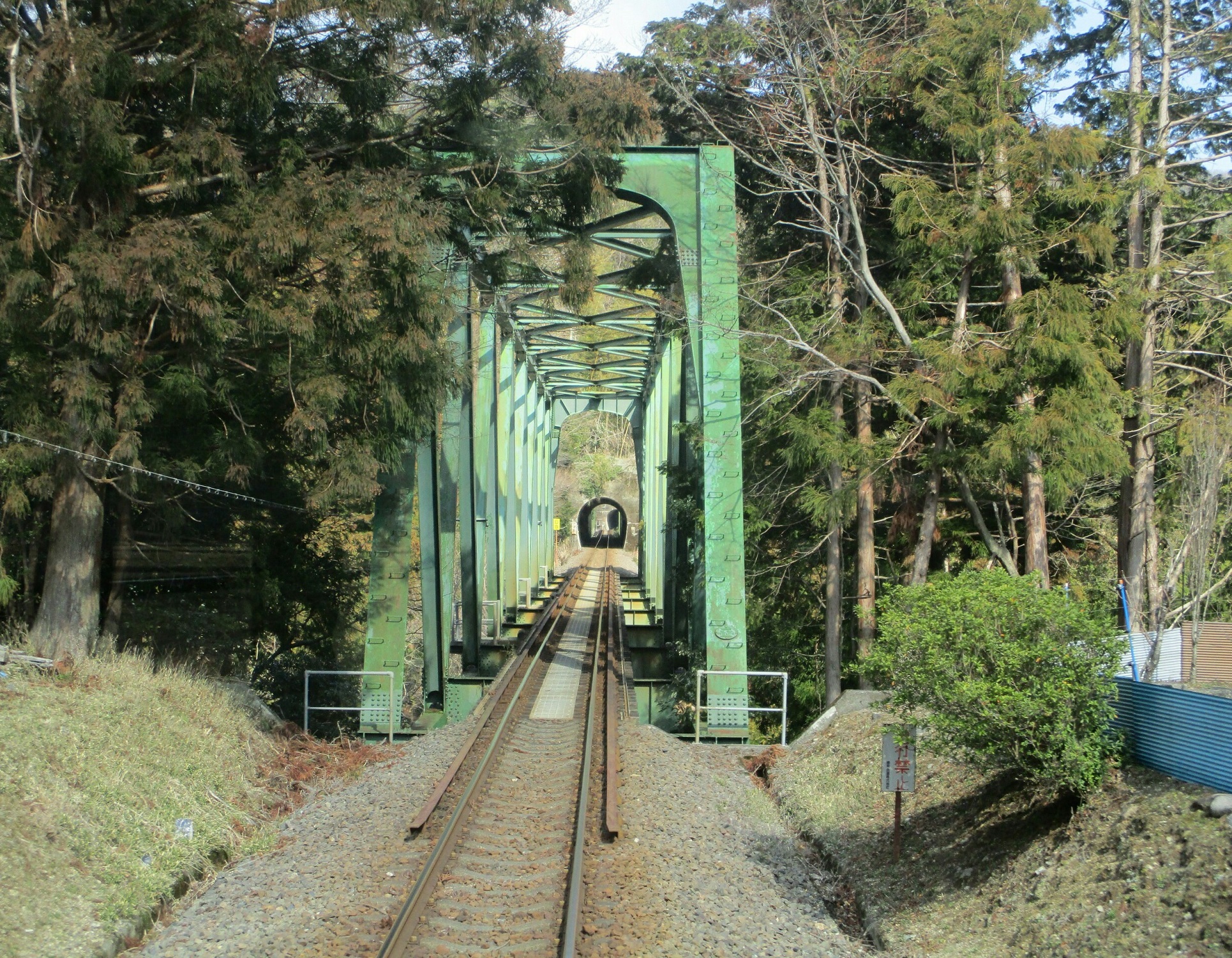 2019.3.1 (88) 樽見いきふつう - 鍋原日当間(鉄橋) 1930-1500