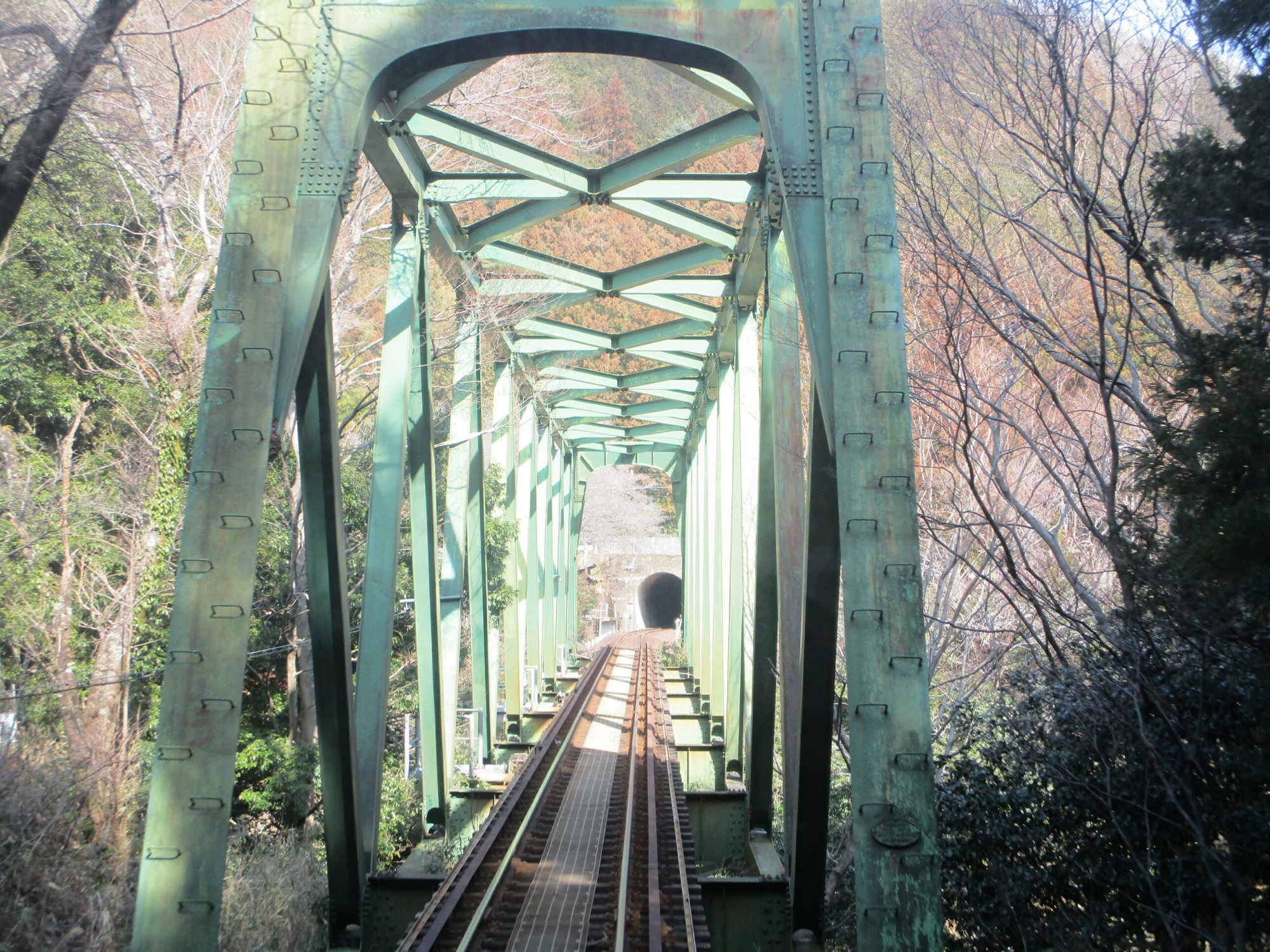 2019.3.1 (91) 樽見いきふつう - 鍋原日当間(鉄橋) 2000-1500