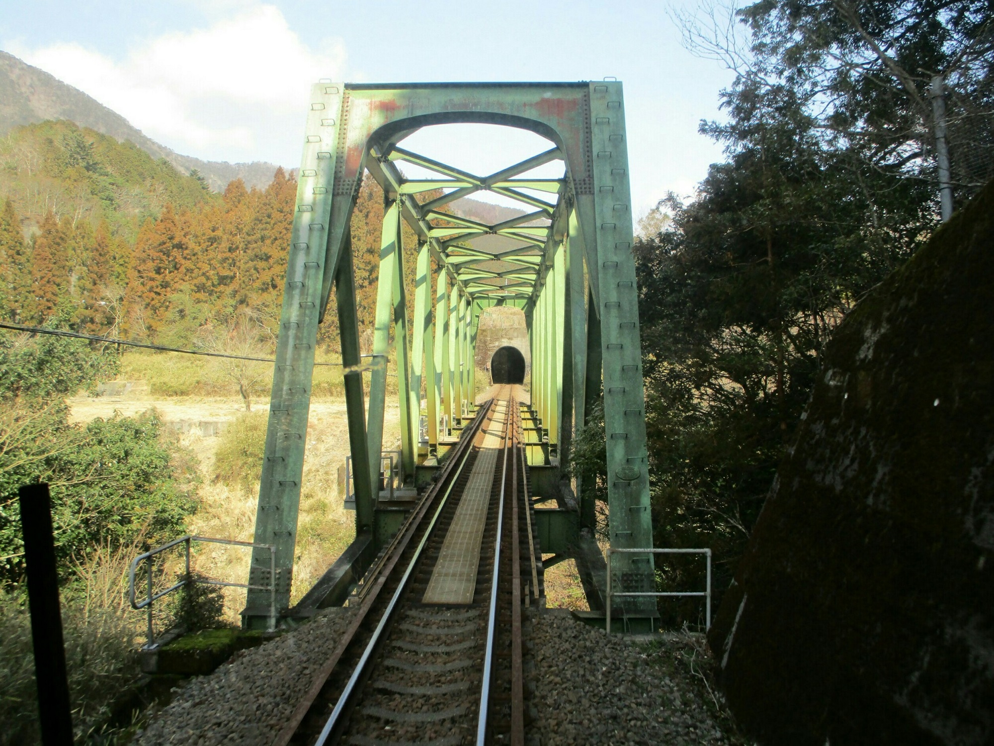 2019.3.1 (96) 樽見いきふつう - 日当高尾間(鉄橋) 2000-1500