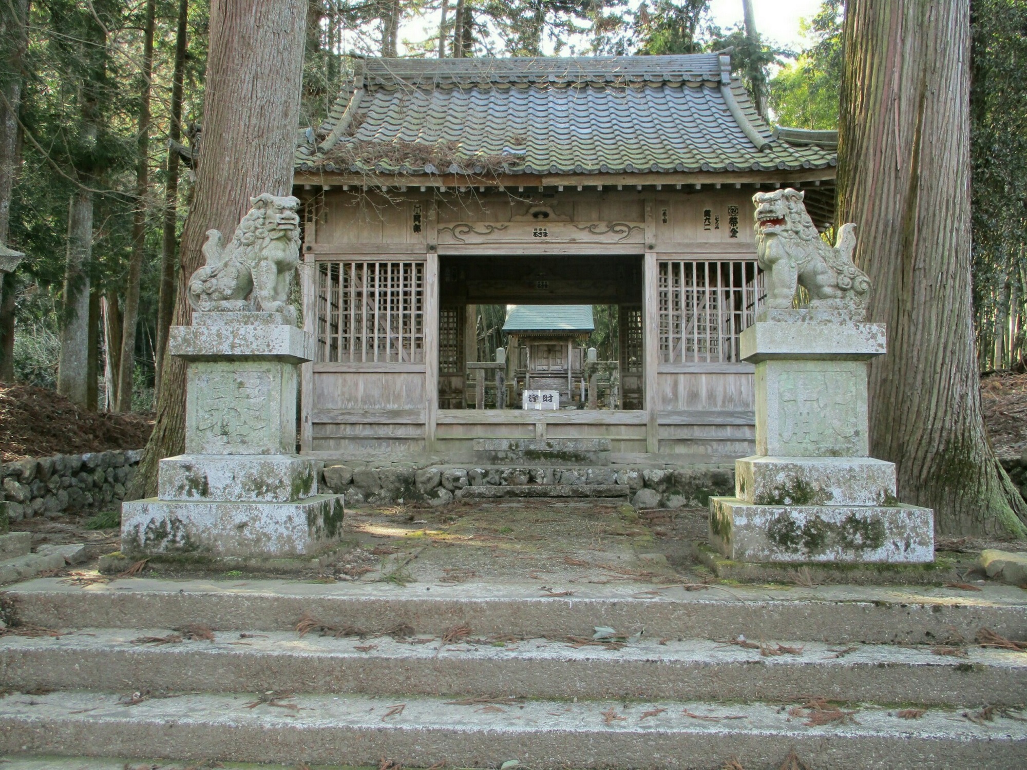 2019.3.1 (167) 谷汲山参道 - 八王子神社 2000-1500