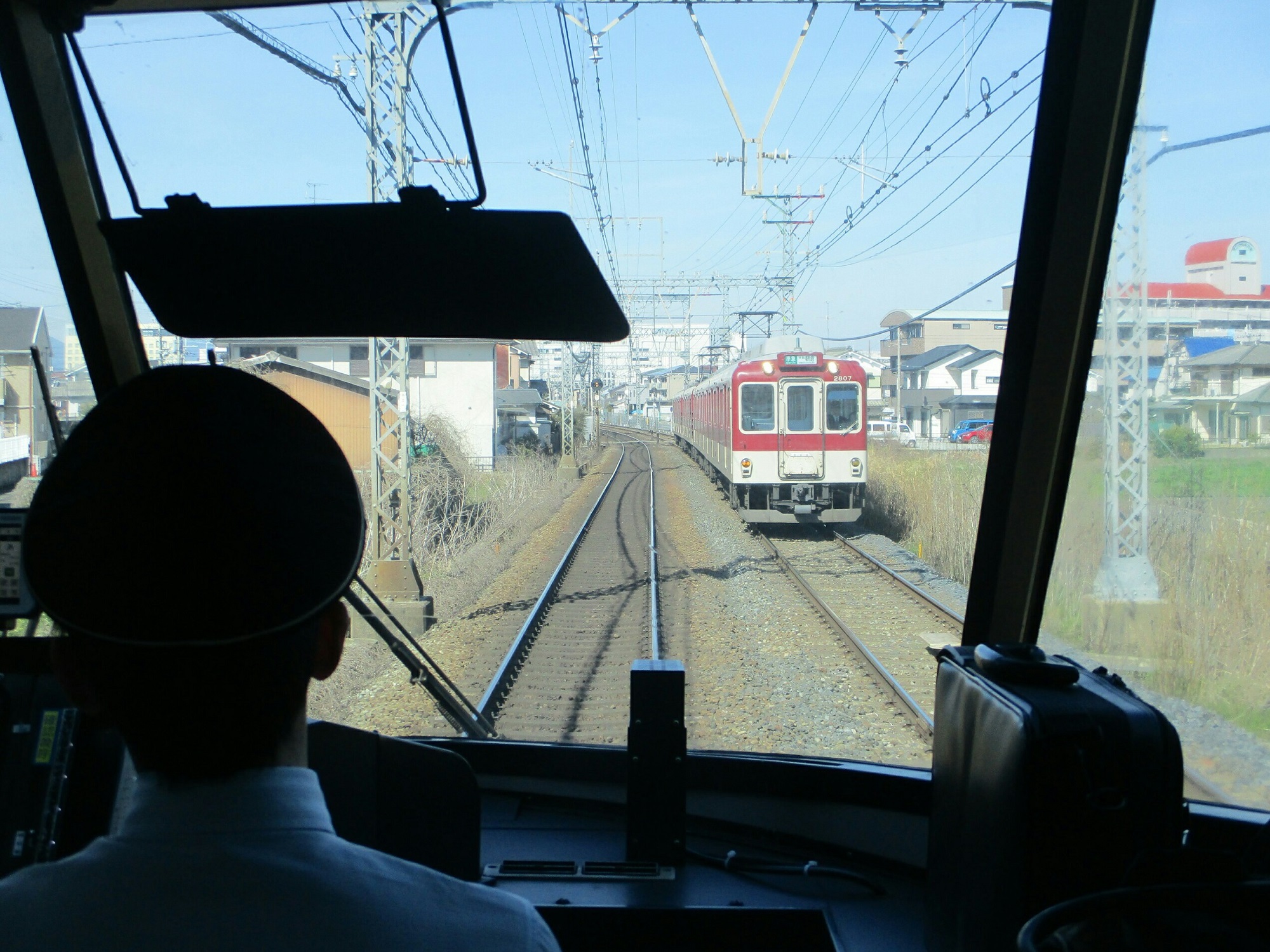 2019.3.18 (32) 大阪難波いき特急 - 耳成のへん（大和朝倉いき準急） 2000-1500