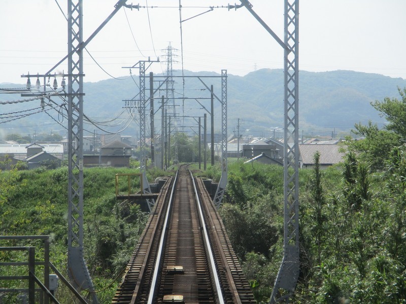 2019.5.3 (13) 吉良吉田いき急行 - 広田川をわたる 1600-1200