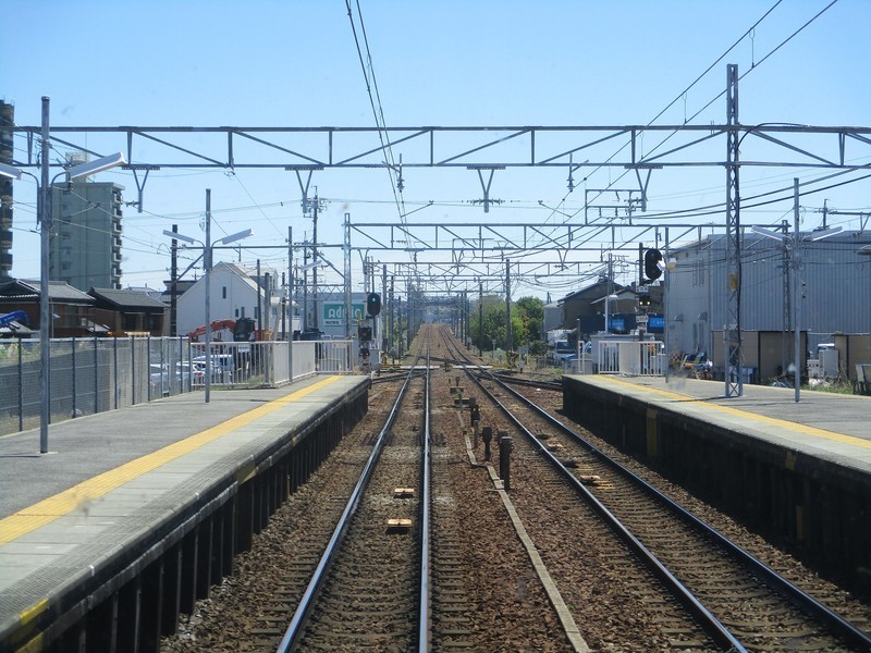 2019.5.7 (2) 東岡崎いきふつう - 矢作橋しゅっぱつ 1600-1200