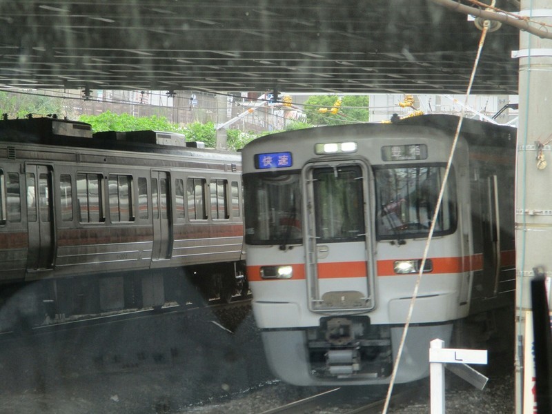 2019.5.29 (40) 一宮いき急行 - 金山（JR豊橋いき快速とJR岐阜いきふつう） 1