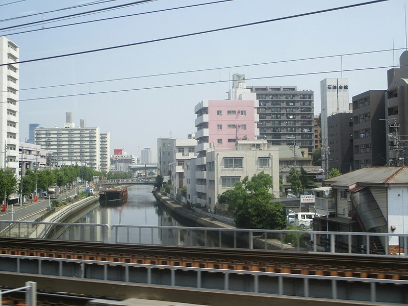 2019.6.20 (3) 岐阜いき特急 - 堀川をわたる 1600-1200