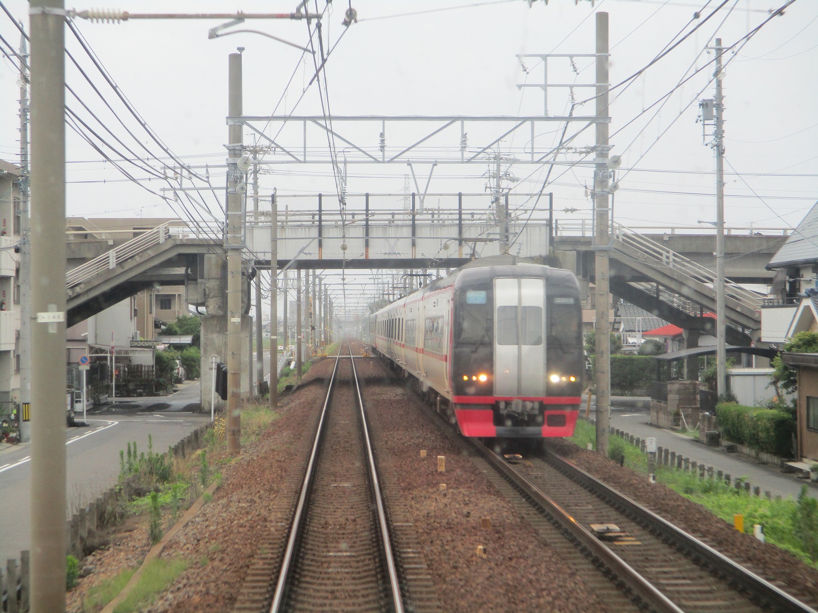 2019.6.30 (8) 岐阜いき特急 - しんあんじょう牛田間(豊橋いき快速特急) 1600-1200