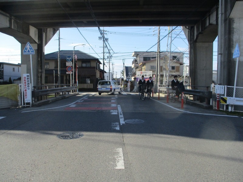 2019.12.3 (31) 岡崎城下27まがり - 早川橋 1800-1350