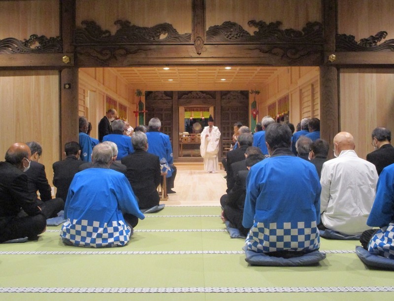 2020.3.28 (29) 古井神社本遷座祭 - 本殿で儀式 1570-1200