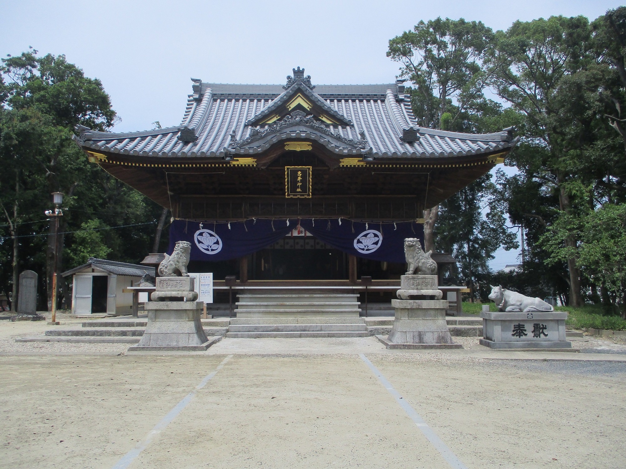 2020.6.27 (9) 古井神社 - 本社殿 2000-1500