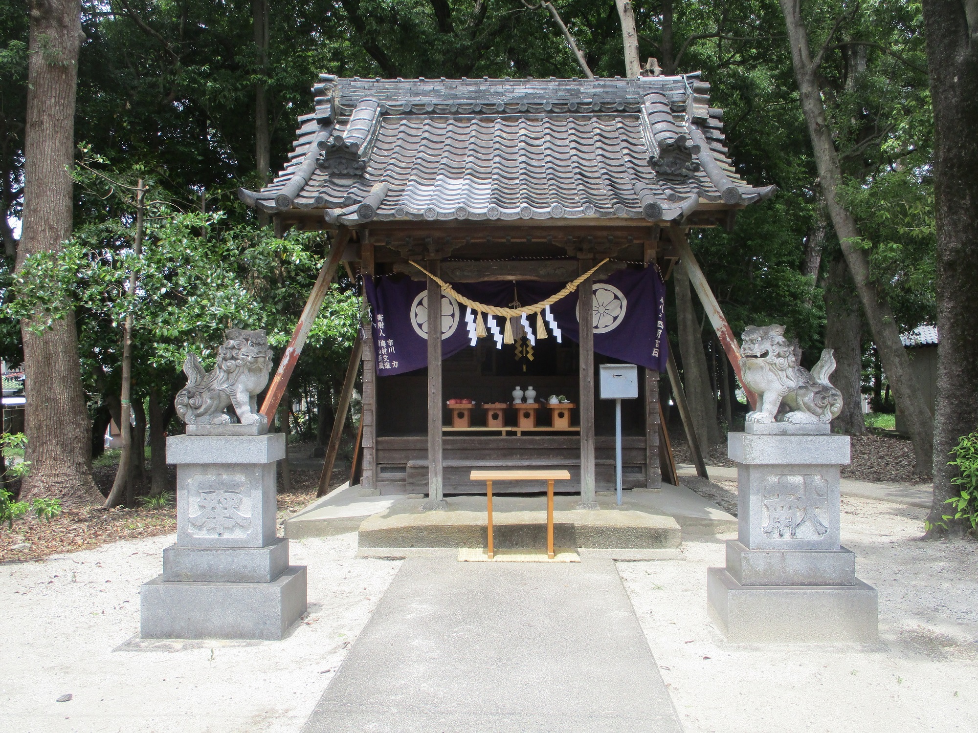 2020.6.27 (11) 古井神社 - 若宮八幡社と熊野社 2000-1500