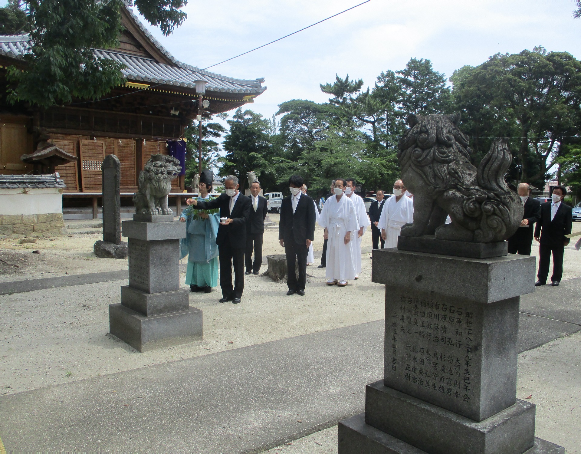 2020.6.27 (17) 若宮八幡社と熊野社 - おはらい 1920-1500