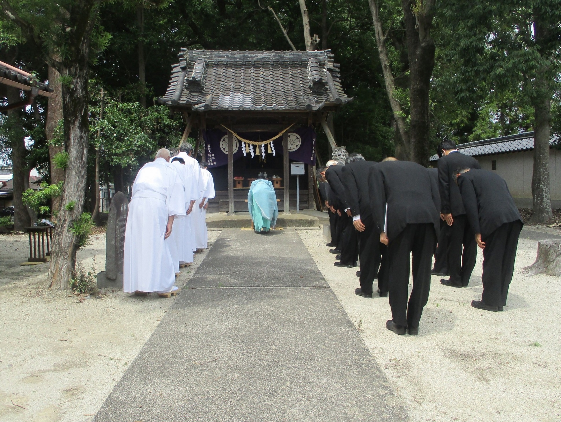 2020.6.27 (28) 若宮八幡社と熊野社 - 一礼 1940-1460