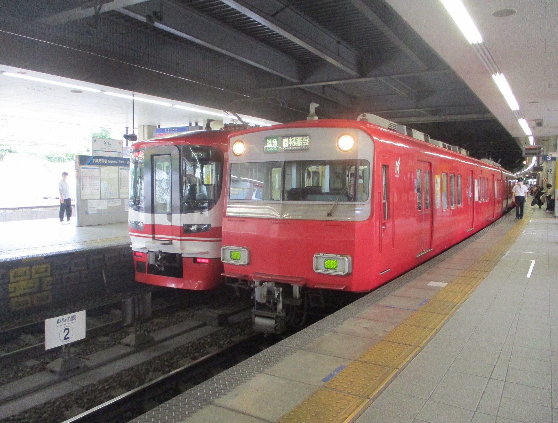 2020.6.28 (18) 金山 - セントレアいき準急と岐阜いき特急 1780-1350