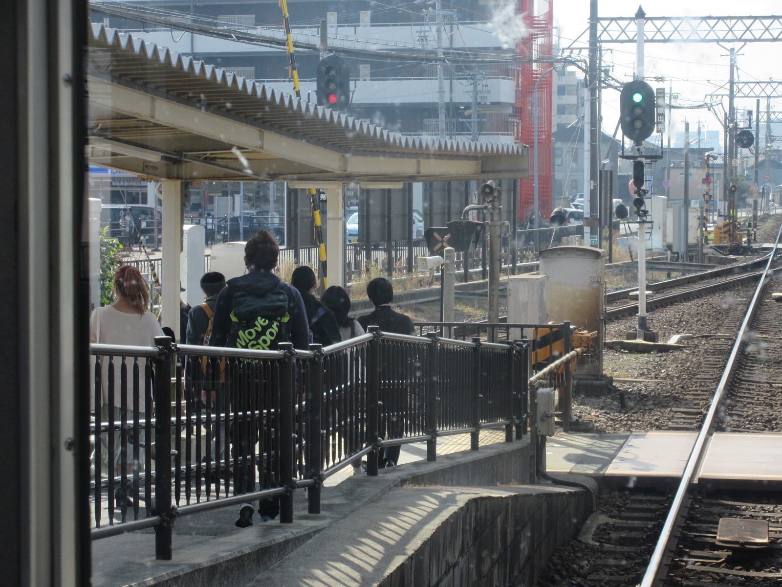 2020.11.13 (102) 松阪いき急行 - 江戸橋(構内ふみきり) 1600-1200