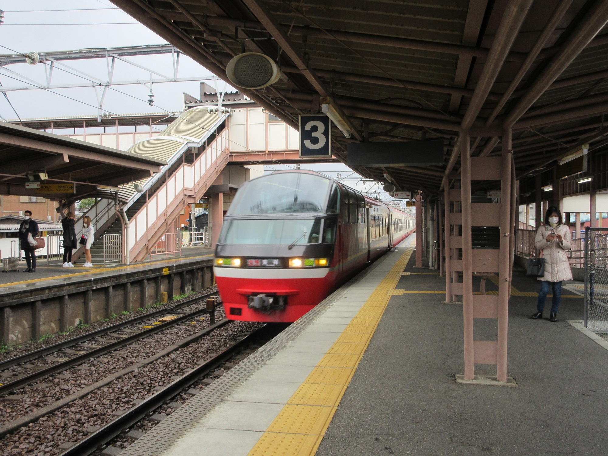 2020.12.25 (3) 矢作橋 - 豊橋いき快速特急 2000-1500