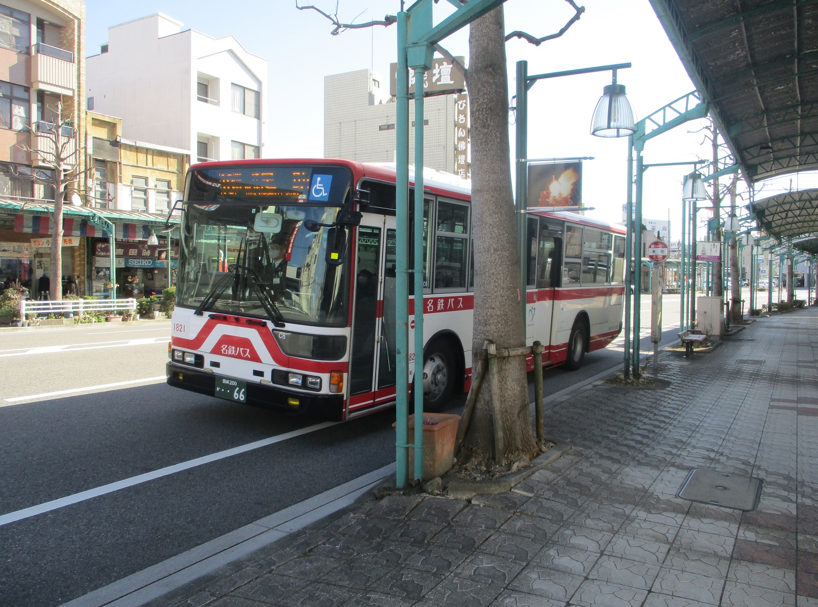 2021.1.21 (20) 本町バス停 - 足助いきバス 1590-1180