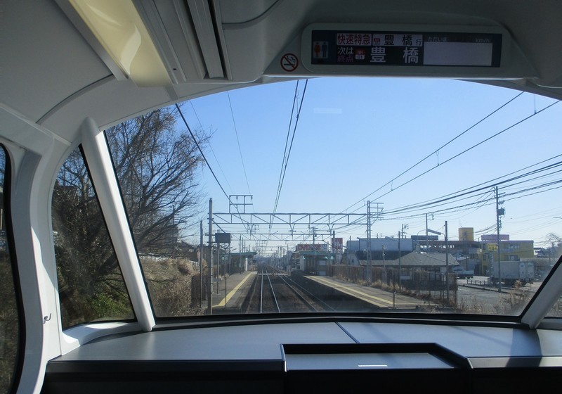 2021.1.21 (33) 豊橋いき快速特急 - 御油 1600-1120