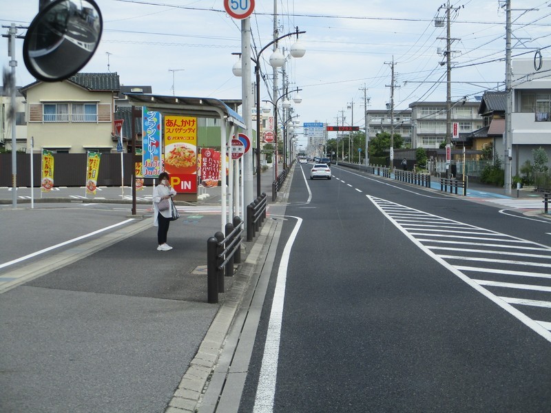 2021.6.20 (7) しんあんじょういきバス - 新田町バス停 1600-1200