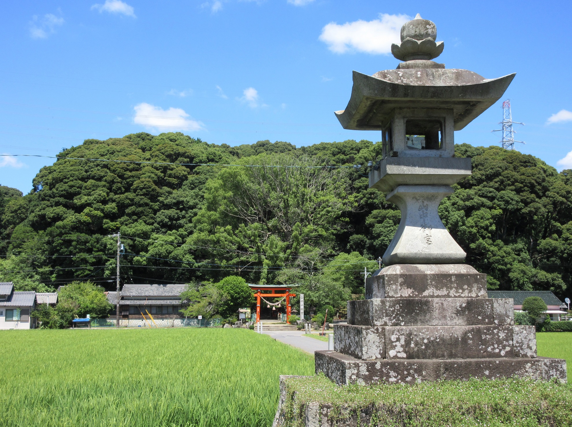 2021.7.19 (37) 山中八幡宮ひがし - 常夜灯 1980-1480