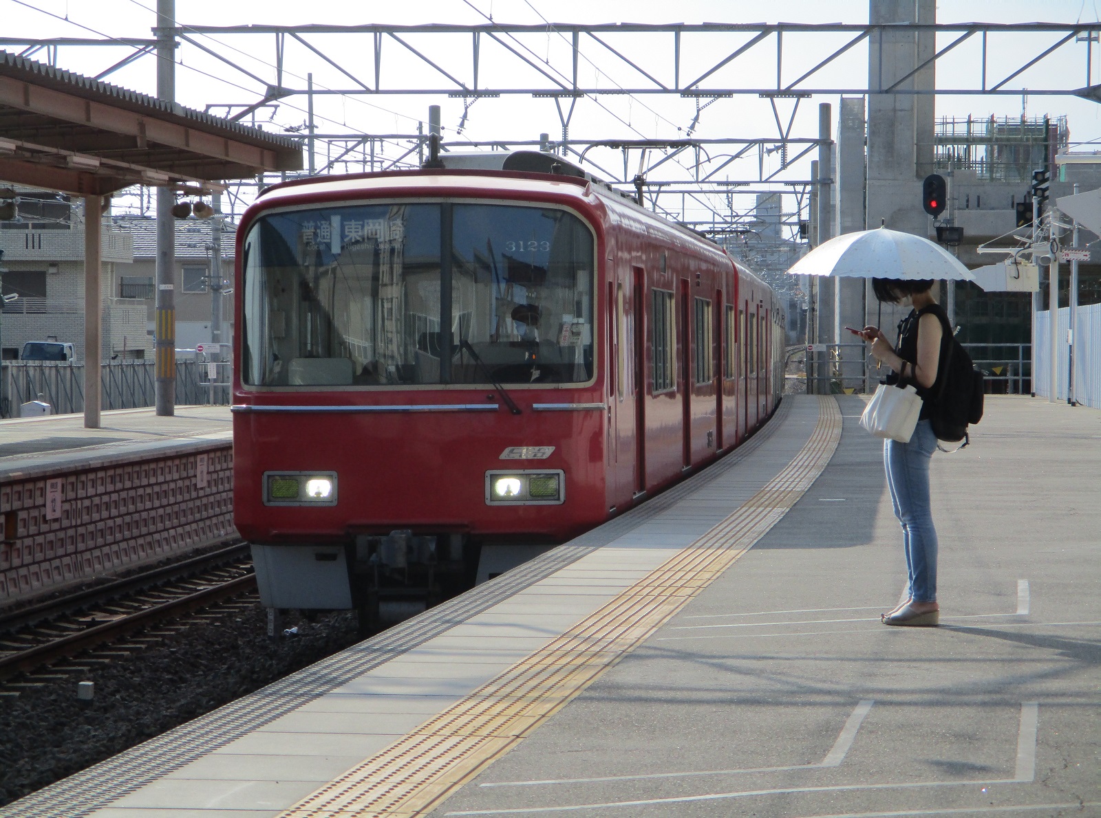 2021.7.29 (15) 知立（6番のりば） - 東岡崎いきふつう 1600-1190