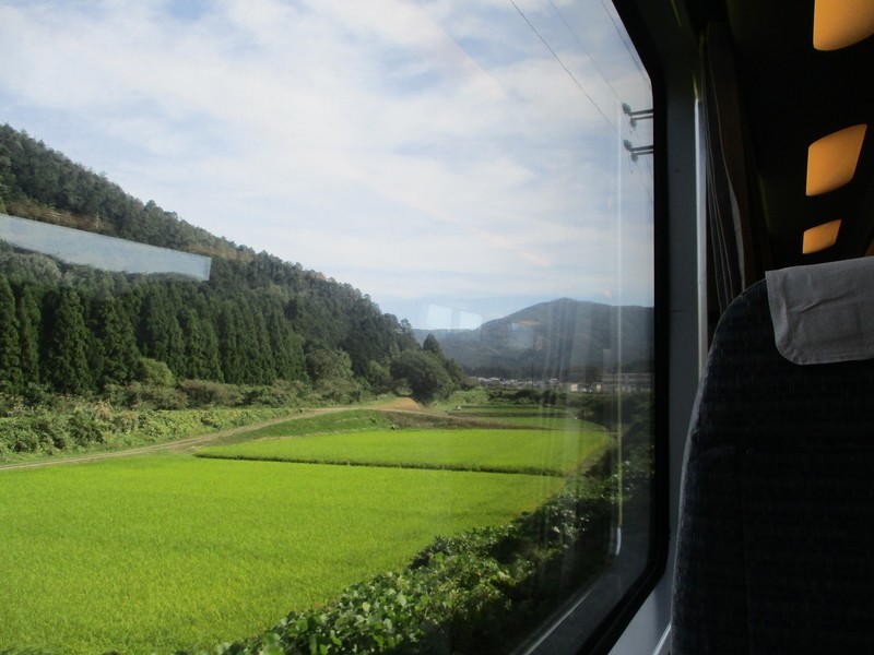 2021.10.5 (82) 名古屋いきしらさぎ号 - 近江長岡柏原間（ひだり曲線） 1600-1200