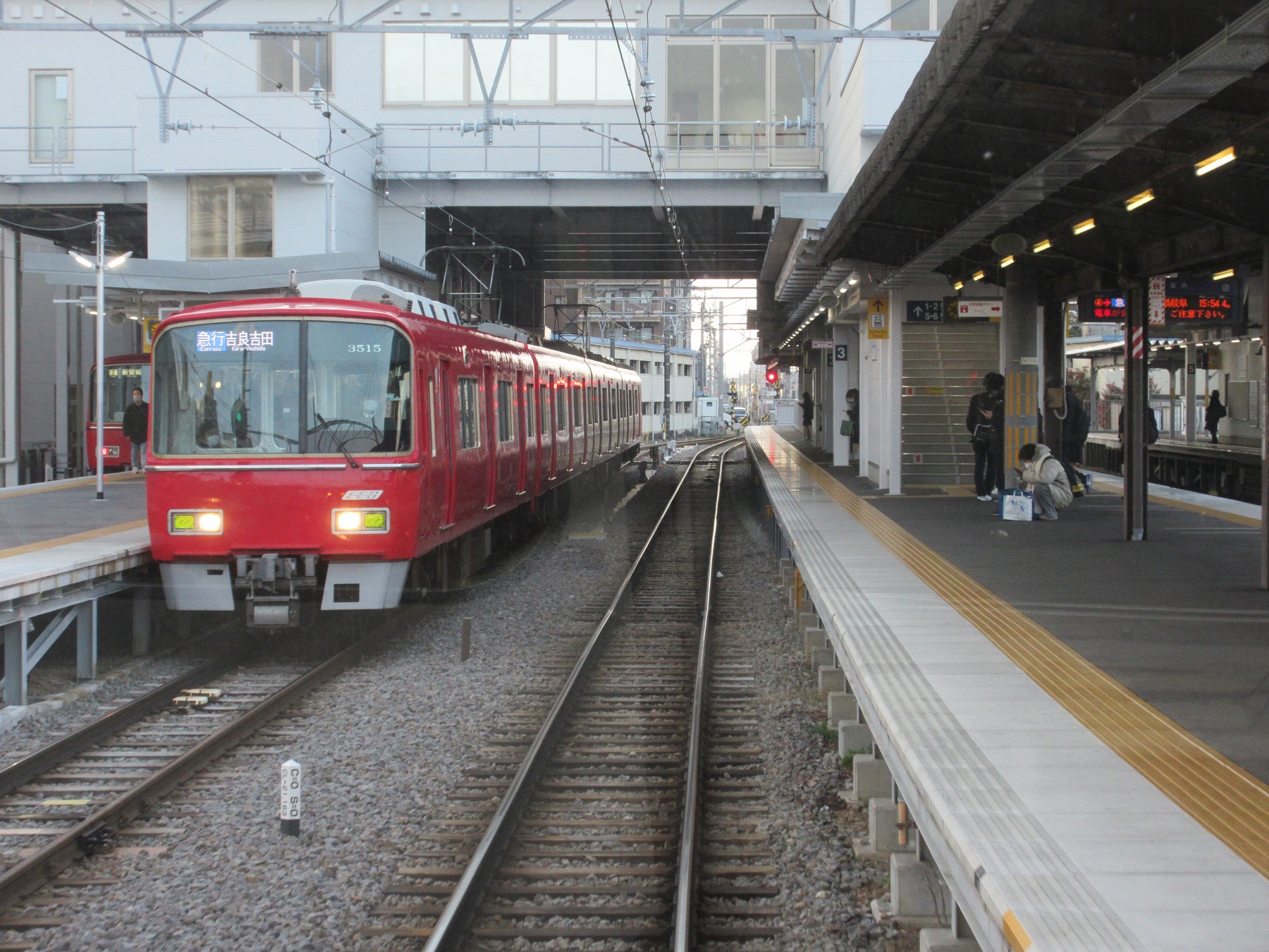 2022.1.13 (124) 岩倉いきふつう - しんあんじょう（吉良吉田いき急行） 1800-1350