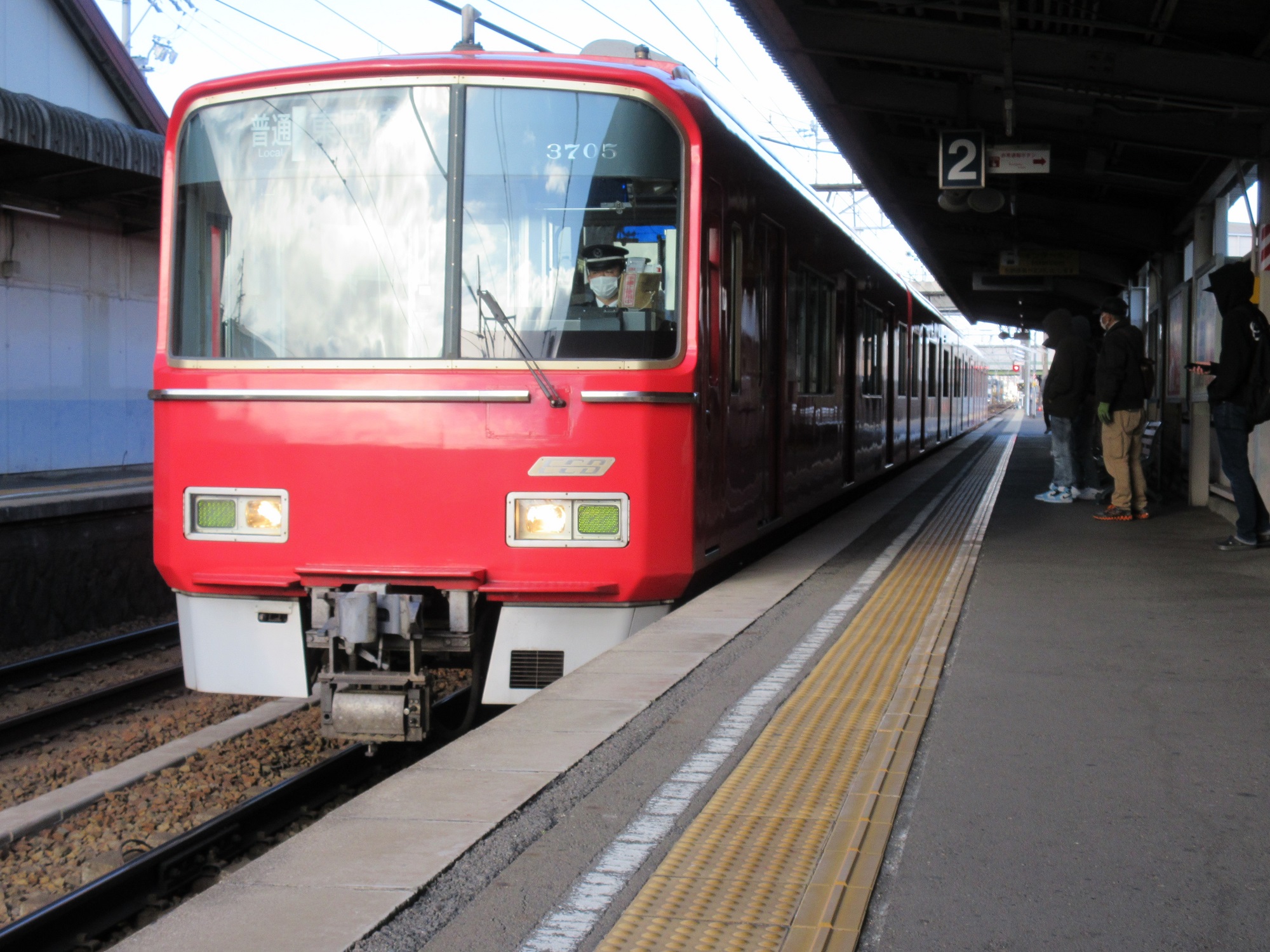 2022.1.18 (34) 下小田井 - 東岡崎いきふつう 2000-1500