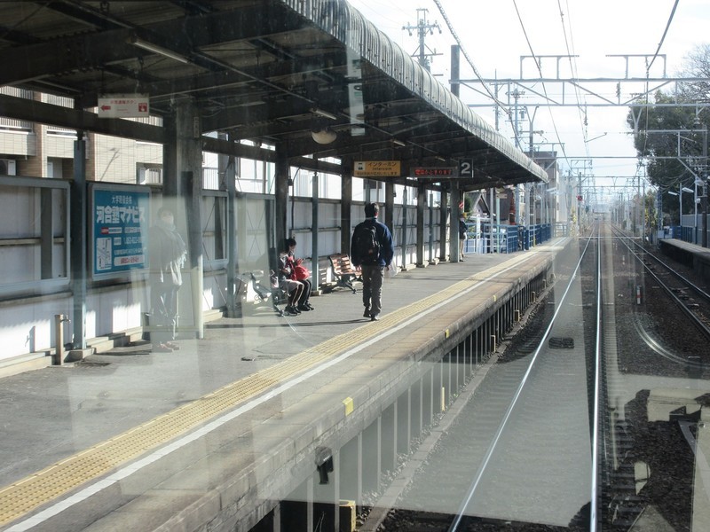 2022.1.18 (55) 東岡崎いきふつう - 桜 1400-1050