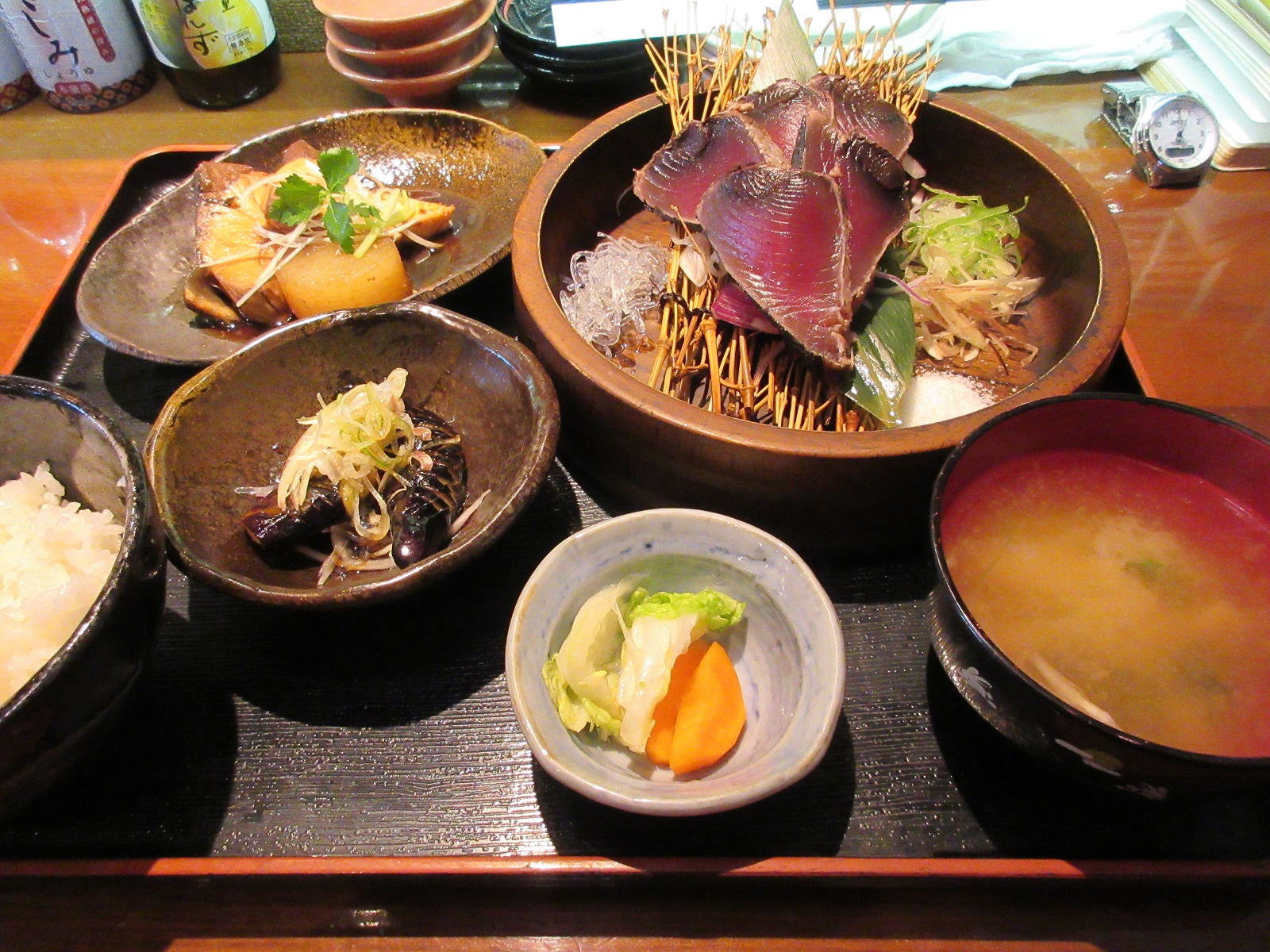 2022.1.28 (10) わらや - わらや定食 1600-1200