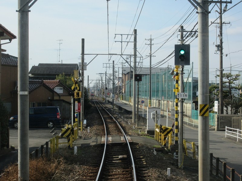 2022.2.3 (15) 新羽島いきふつう - 笠松中学校ふみきり 1600-1200