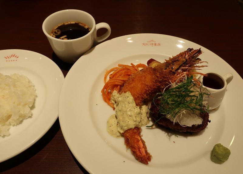 2022.6.28 (13) 文化洋食店(名鉄百貨店9階) - Bランチ 1600-1150