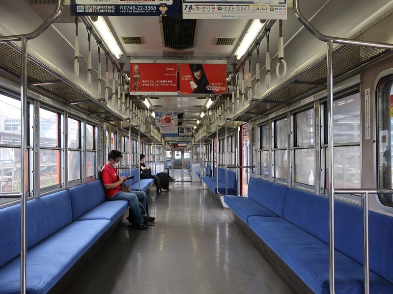 2022.8.11 (18) 近江八幡いきふつう（車内） - 米原 1990-1490